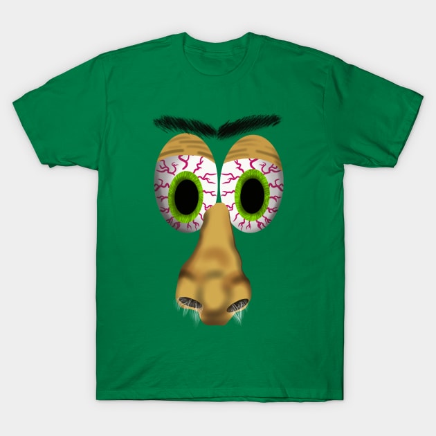 Eyeball person T-Shirt by Popoffthepage